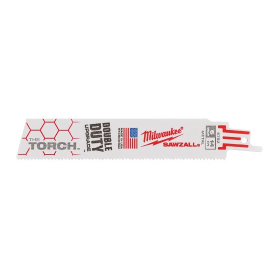 Lames scie sabre Torch - 150 mm (x5) - Milwaukee