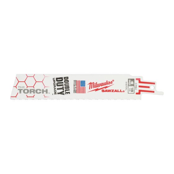 Lames scie sabre Torch - 150 x 18 mm (x5) - Milwaukee