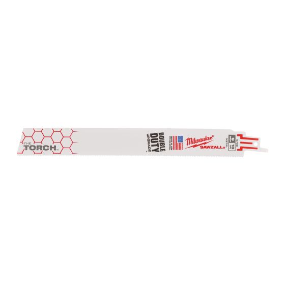  Lames scie sabre Torch 230 x 18 mm TPI (x5) - Milwaukee