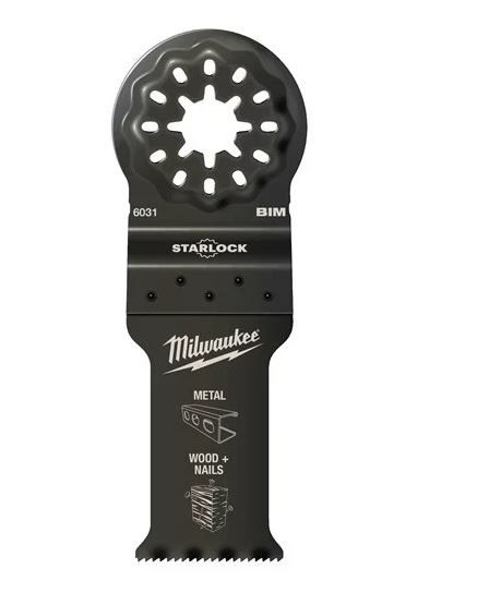  Lame multi-tool multi matériaux BIM 28 x 47 mm (x1) - Milwaukee