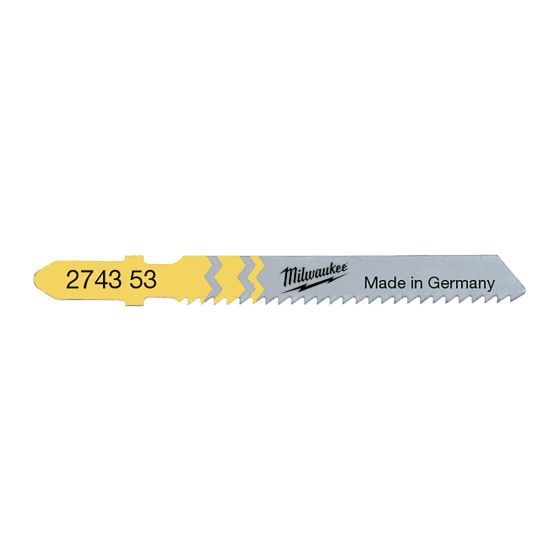  Lame sabre sauteuse 50 x 2 mm T 119 B (x5) - Milwaukee