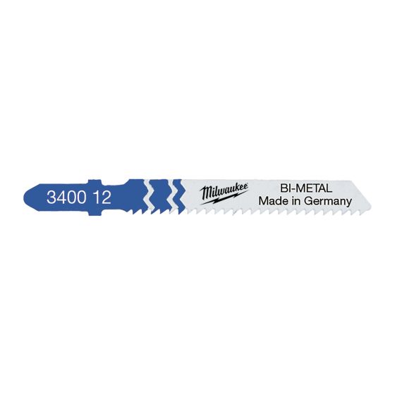  Lames scie sauteuse bi-métal 55 x 2 mm (x5) - Milwaukee