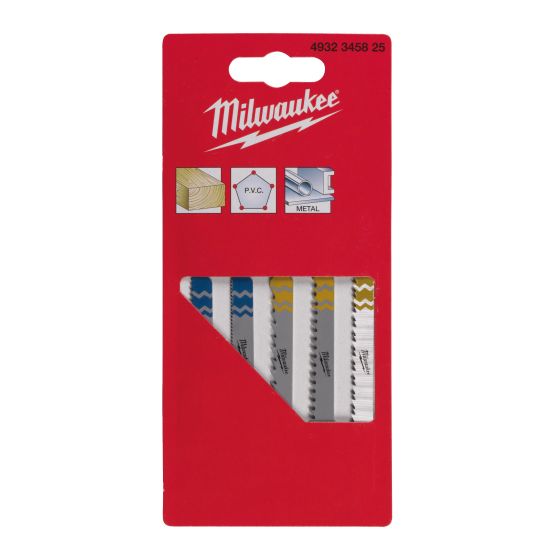 Lames scie sauteuse (x5) - Milwaukee