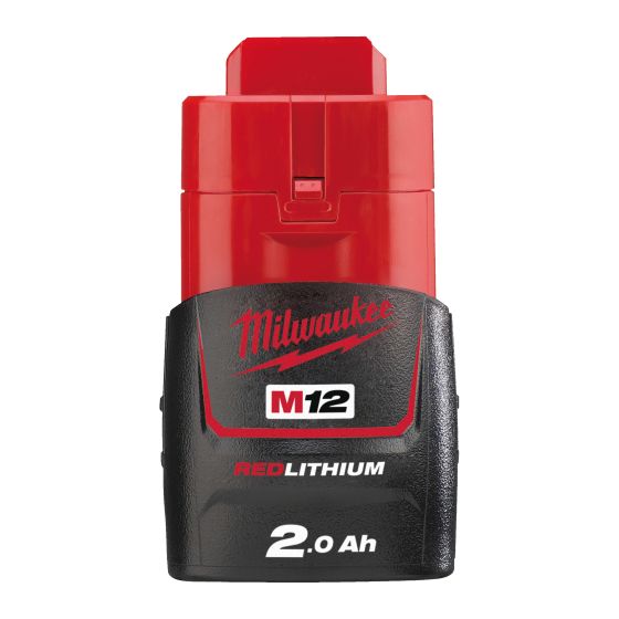  Batterie 12 V Milwaukee 2 Ah Red Lithium - M12
