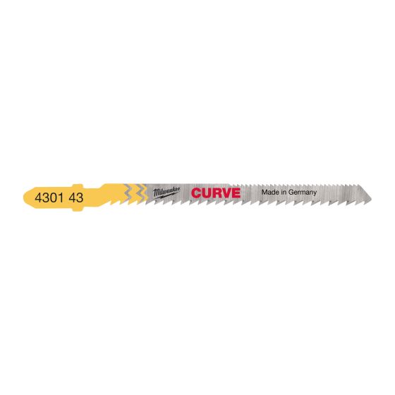  Lames scie sauteuse Curve Cut 75 mm (x5) - Milwaukee