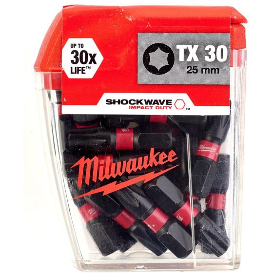  Embouts SHW TX30 25 mm (x25) - Milwaukee