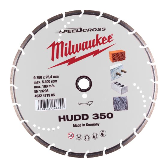  Disque diamant speedcross premium - HUDD 350 mm - Milwaukee