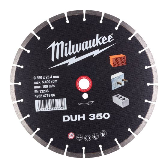  Disque diamant DUH 350 mm - Milwaukee