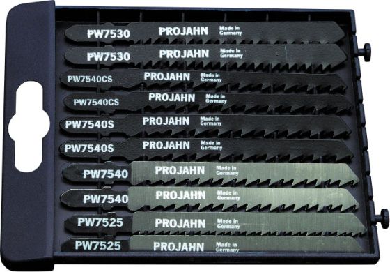  Coffret assortiment de 10 lames de scies sauteuses pour le métal -Schill