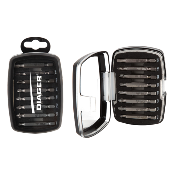  Coffret embouts torsion - 8 pièces - Diager