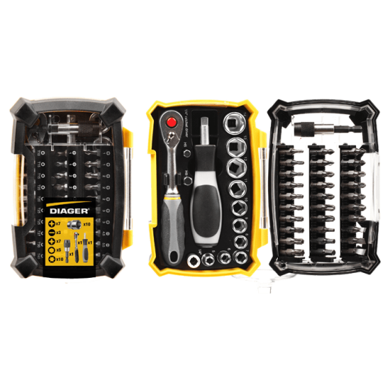  Coffret vissage de 46 pièces - Diager