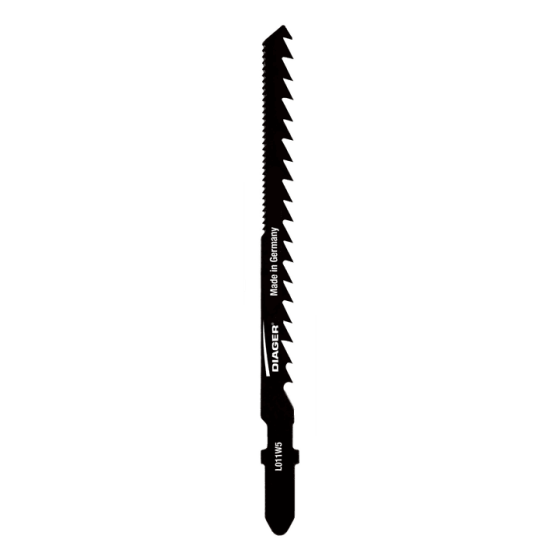  5 lames de scie sauteuse 100 mm bois débitage - Diager