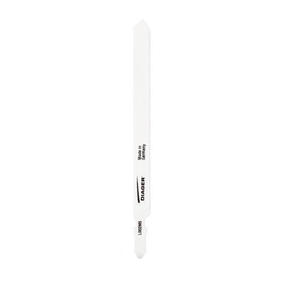  5 lames de scie sauteuse 132 mm matériaux sandwich - Diager