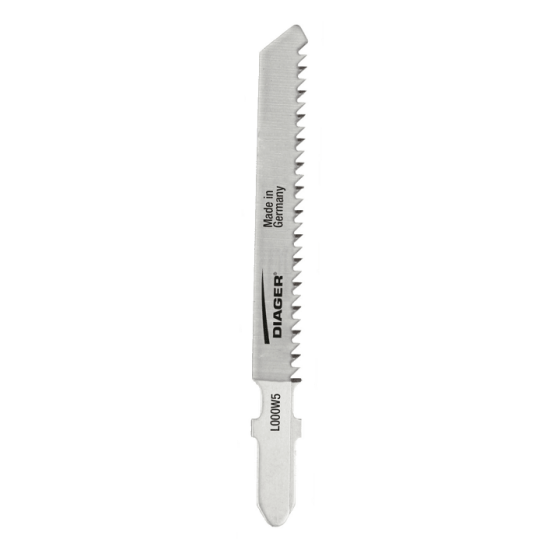 5 lames de scie sauteuse 80 mm bois finition - Diager