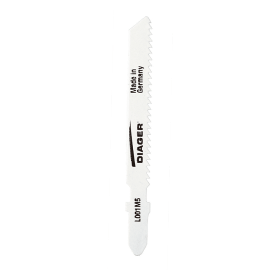  5 lames de scie sauteuse 76 mm acier et aluminium - Diager