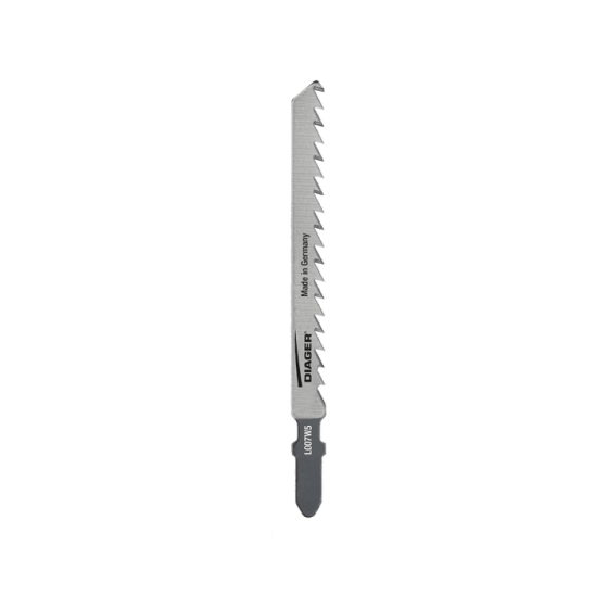  5 lames de scie sauteuse 100 mm bois durs - Diager