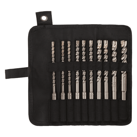  Trousse de 10 forets béton Booster SDS+ - Diager